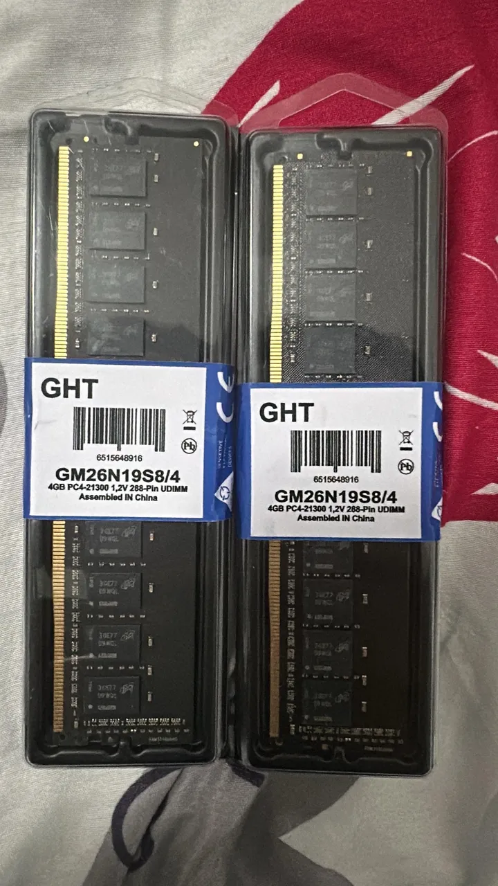 Memória DDR4 8GB (2x4GB) - Memória RAM - Serraria, Maceió