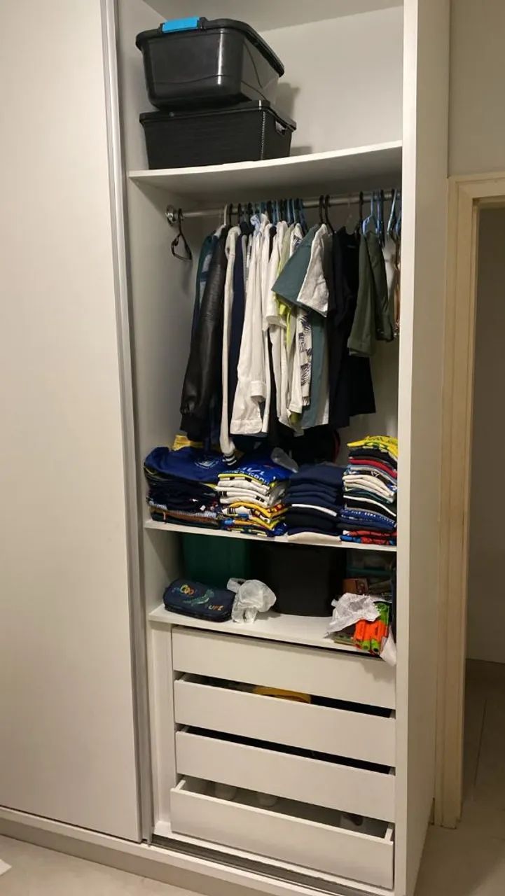 Guarda roupa MDF branco  - Foto 3