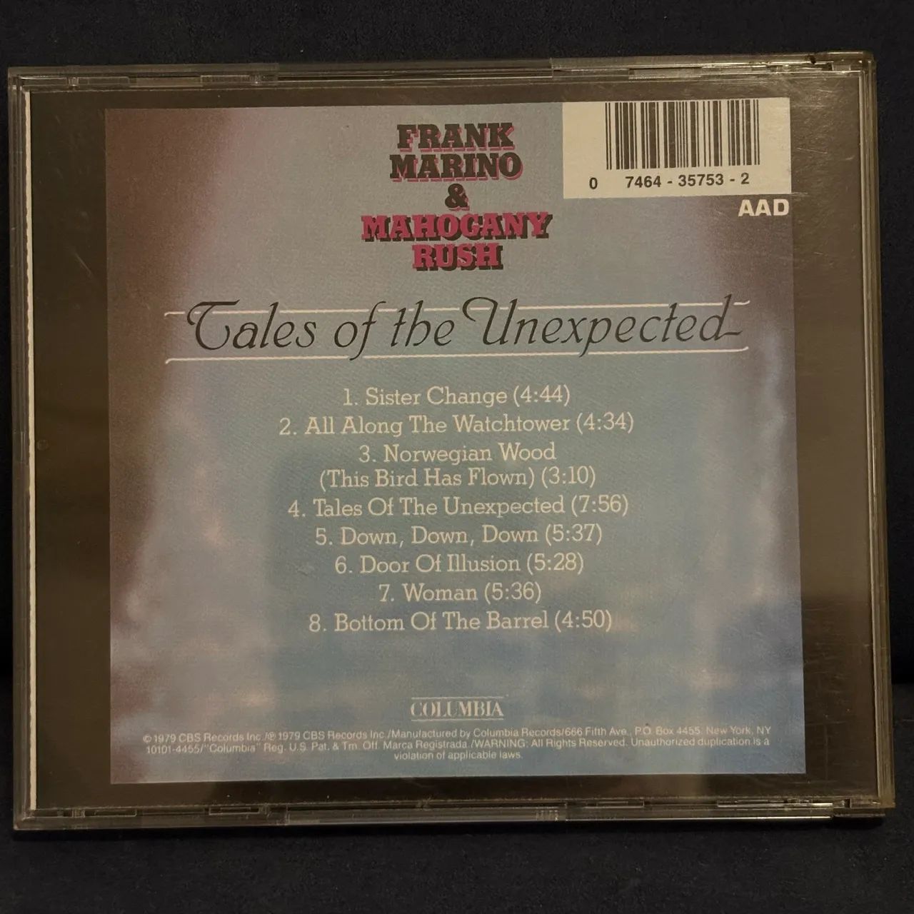 CD Frank Marino & Mahogany Hush - Tales of the unexpected - Foto 2