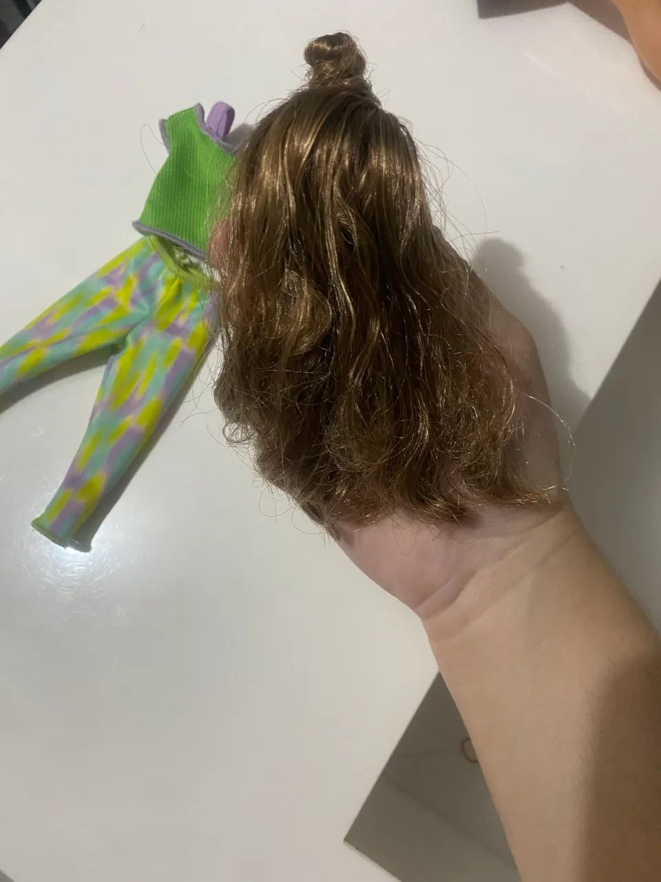 Kit cabeça Barbie MTM yoga mais roupa dela - Foto 4