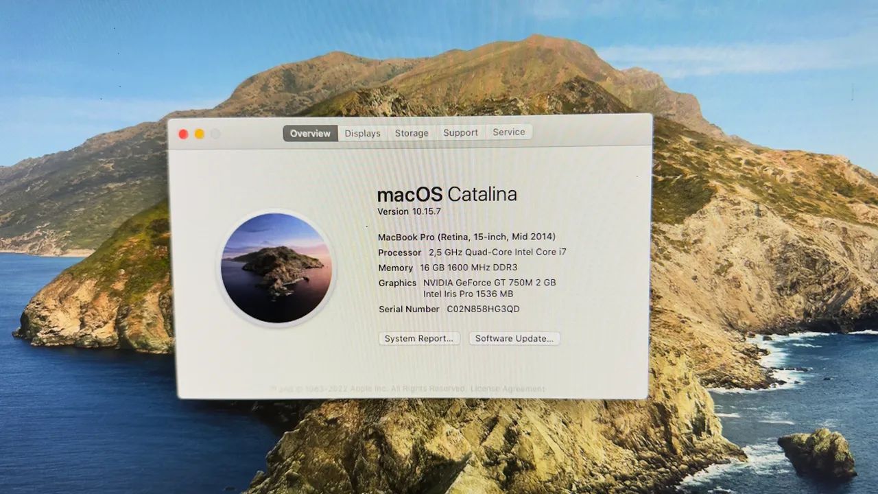 MacBook Pro 15" Mid?2014, i7/16GB/SSD 512, GT 750M - Foto 3