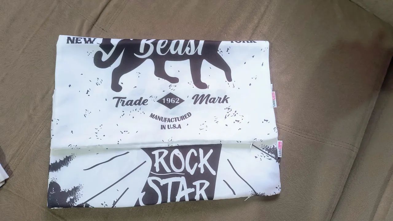 Kit Capas de Almofadas Rock