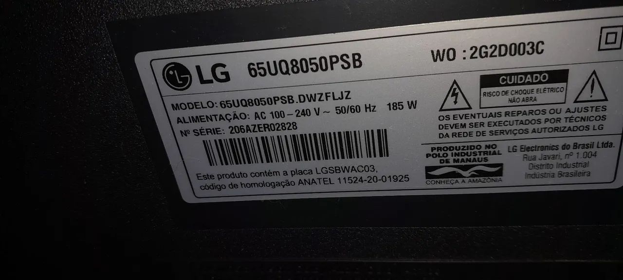 TV 65 polegadas 4k LG - Foto 2