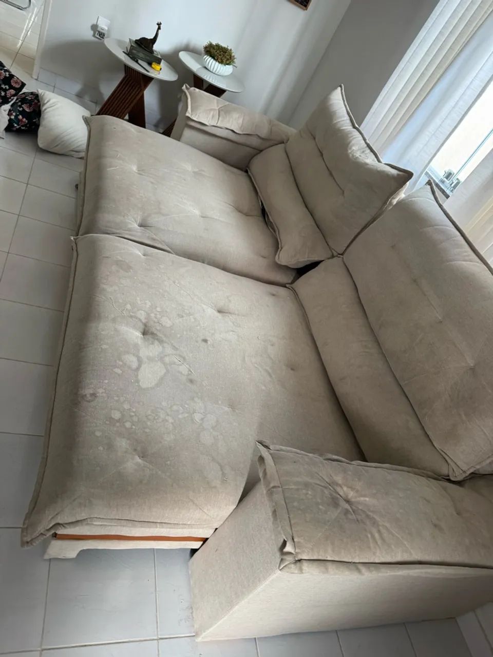 Sofá 2 módulos 2,90mt retrátil e reclinável  - Foto 2