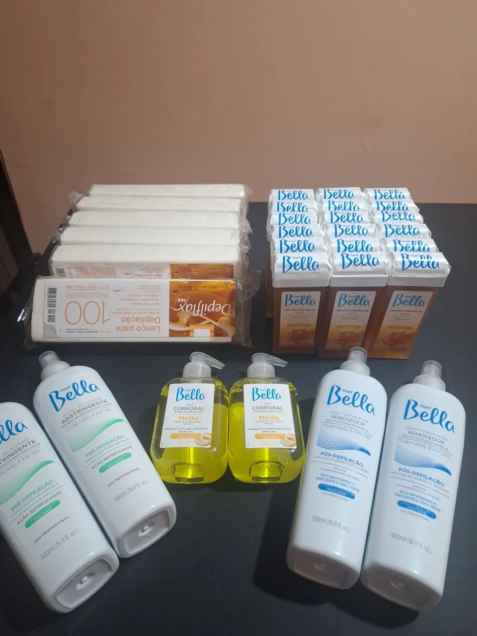 Kit para depilação 