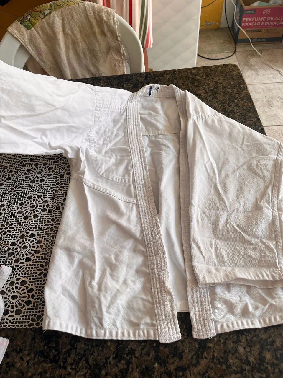 Kimono infantil branco  - Foto 4