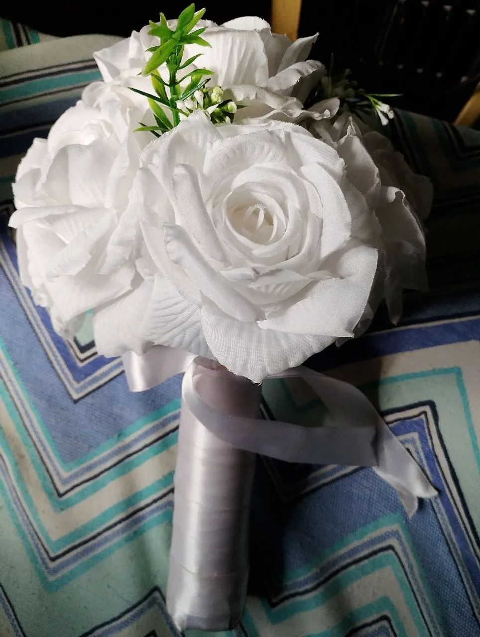Buquê de rosas brancas  - Foto 3