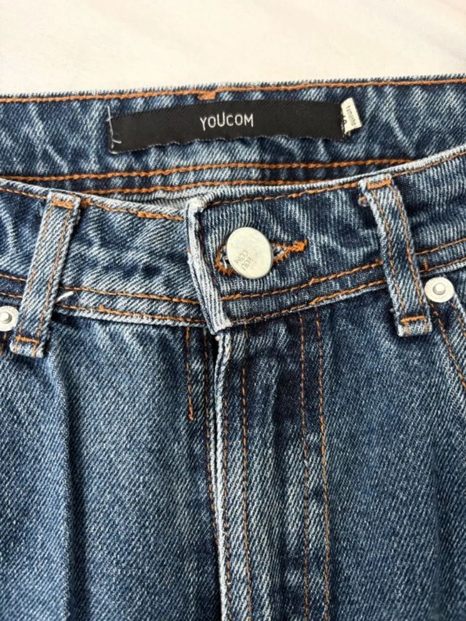 calça jeans youcom azul claro 42