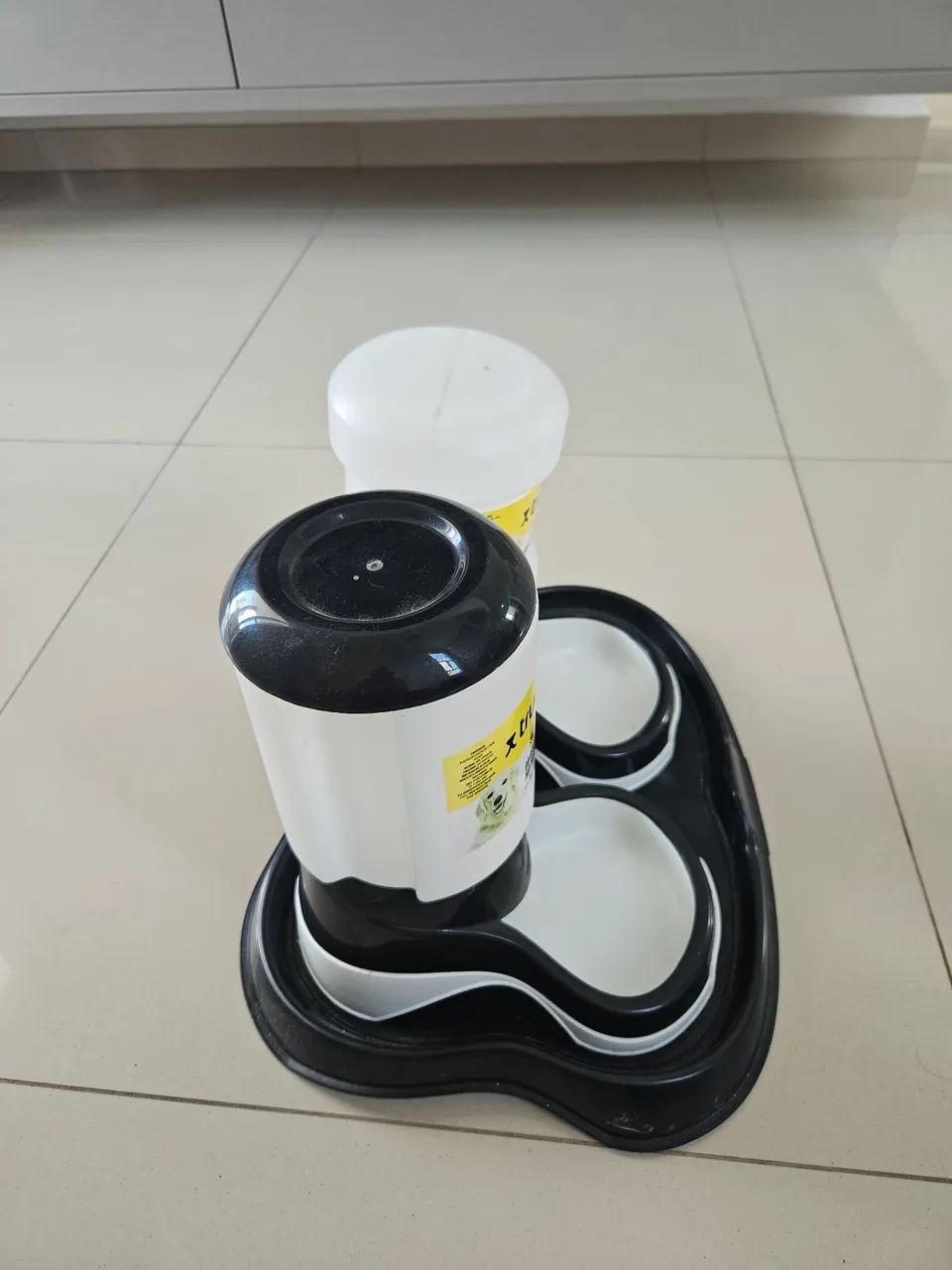 Kit Bandeja Design + 1 Comedouro + 1 Bebedouro - Truqys Pets - Foto 2