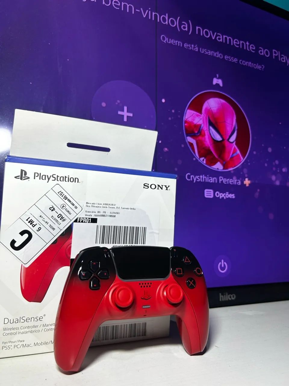 CONTROLE PS5 - NUNCA USADO (Comprei e não gostei) - Foto 4