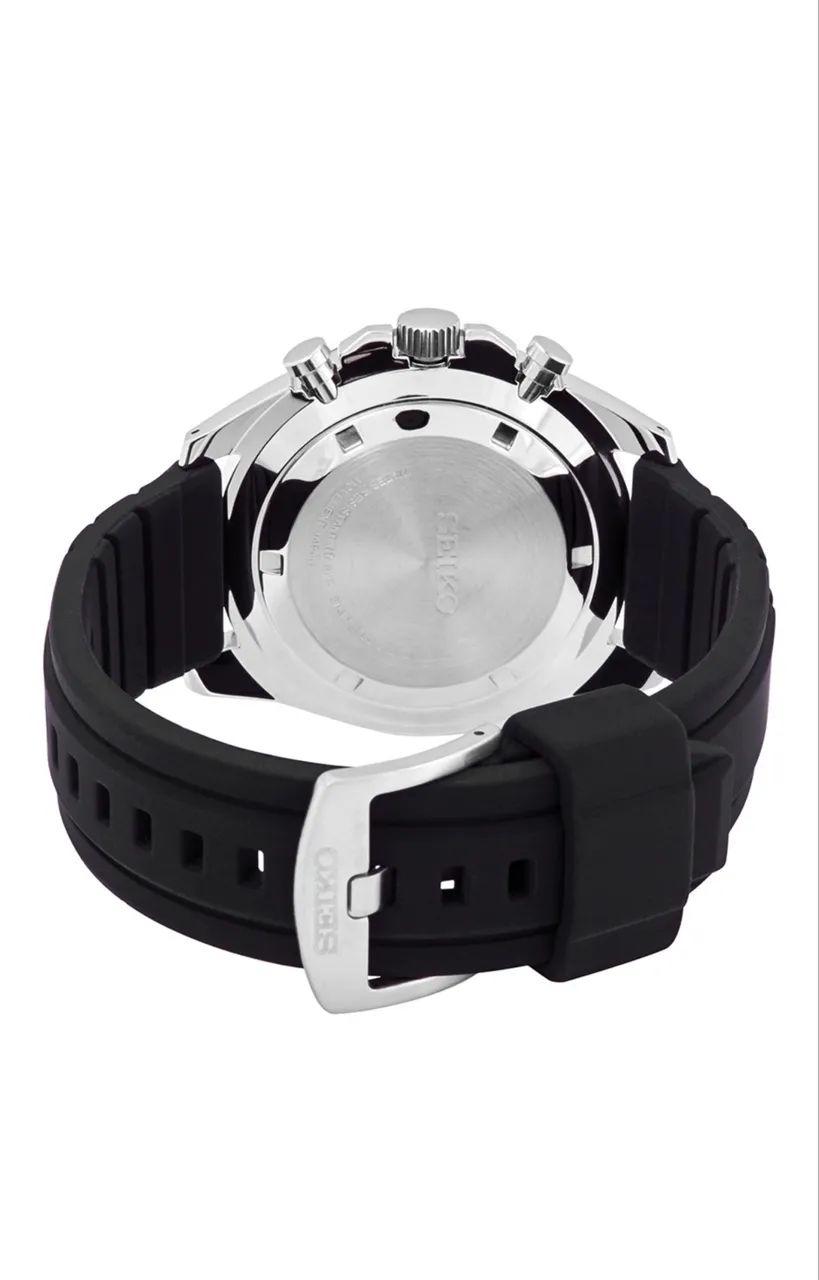 SEIKO Essentials Chronograph Quartz Black Dial - Foto 3
