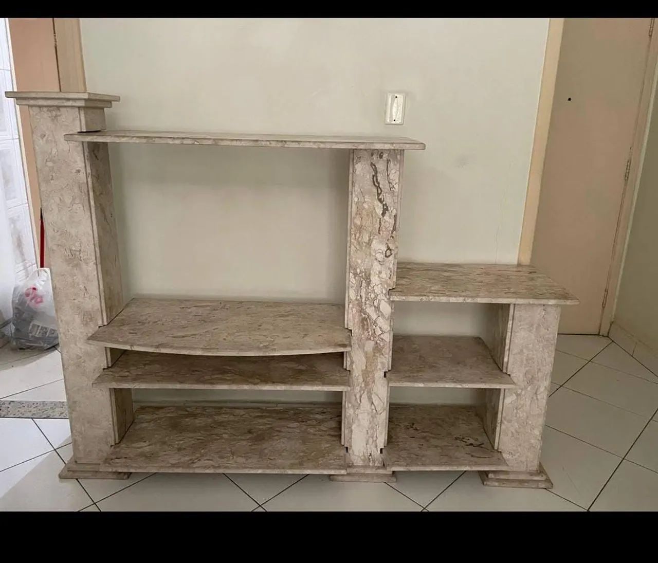 Rack de mármore de encaixe (Sem parafusos )