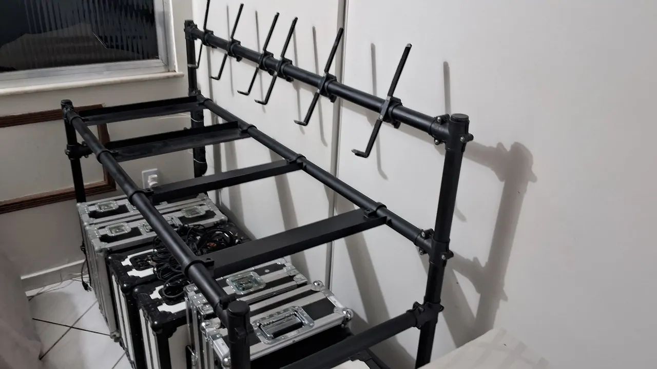 Rack Titânio para toca discos,  cdj etc. - Foto 5