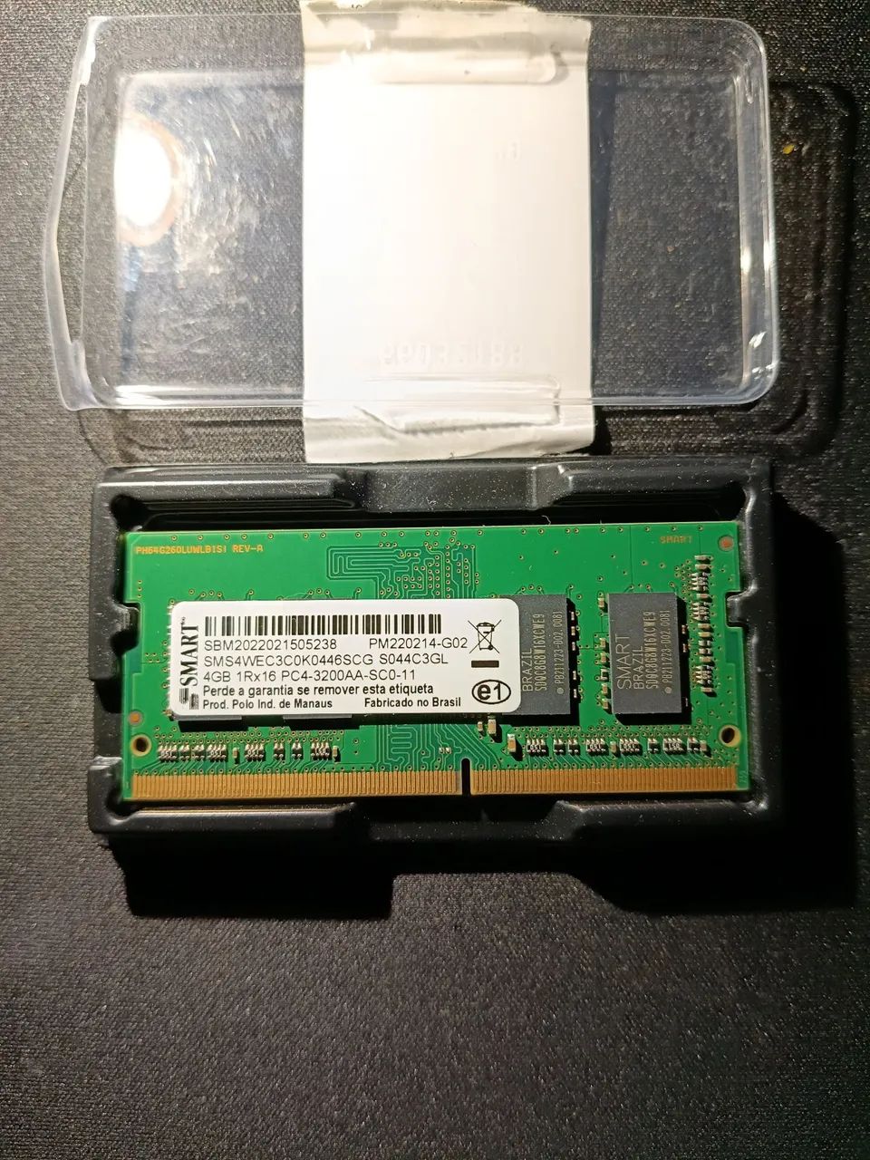 Memória RAM 4Gb DDR4 Notebook