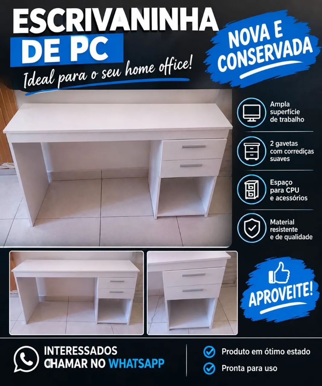 Escrivaninha para Pc