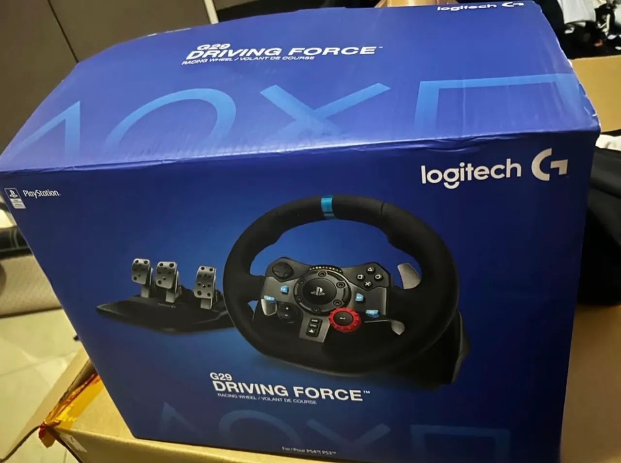 Volante e pedal para PS4 - Driving Force volante  - Foto 4