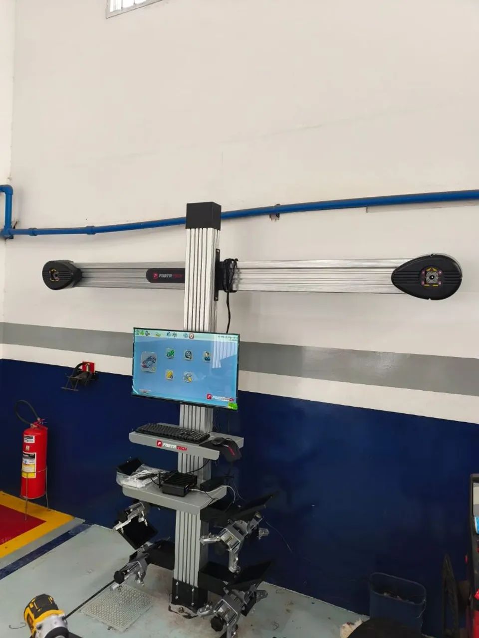 Máquina alinhamento automotivo 3d