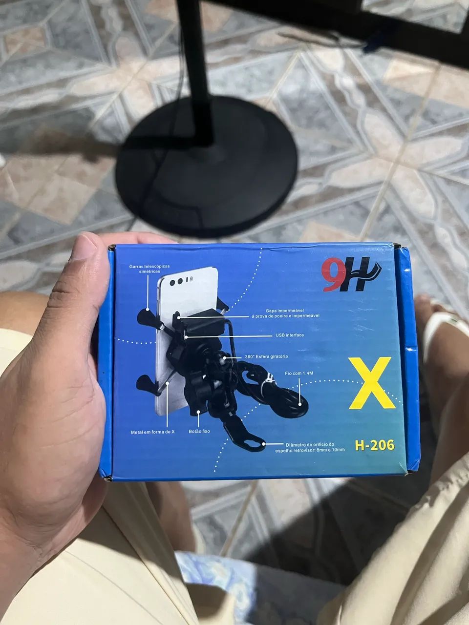 Suporte de celular para moto - Foto 3