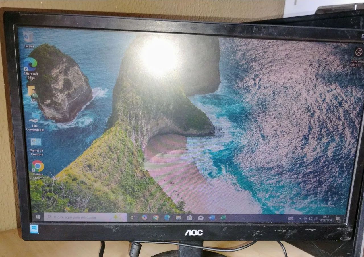 Monitor de computador 19 polegadas AOC e LG - Entrada VGA - Foto 2