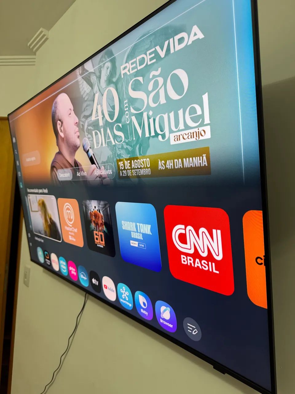 Smart TV Samsung Crystal UHD 58? 4K - Seminova - Foto 3