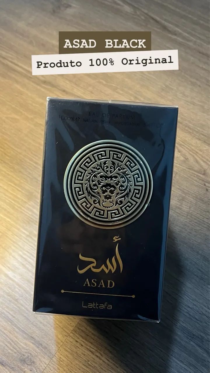 Asad Lattafa Eau De Parfum 100ml - Perfume Masculino Original