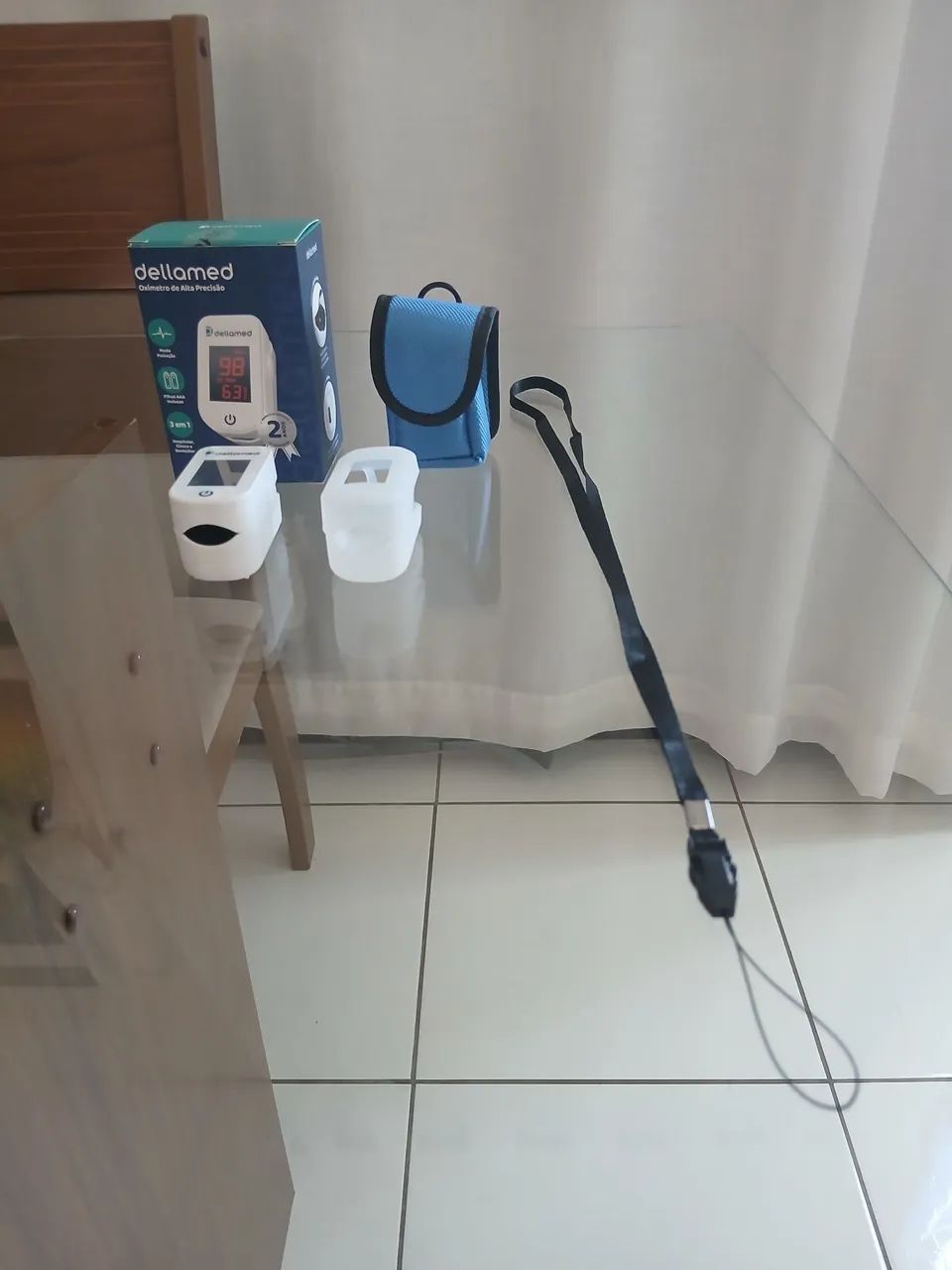 Oximetro Visor Led de Alta Precisão Dellamed. 