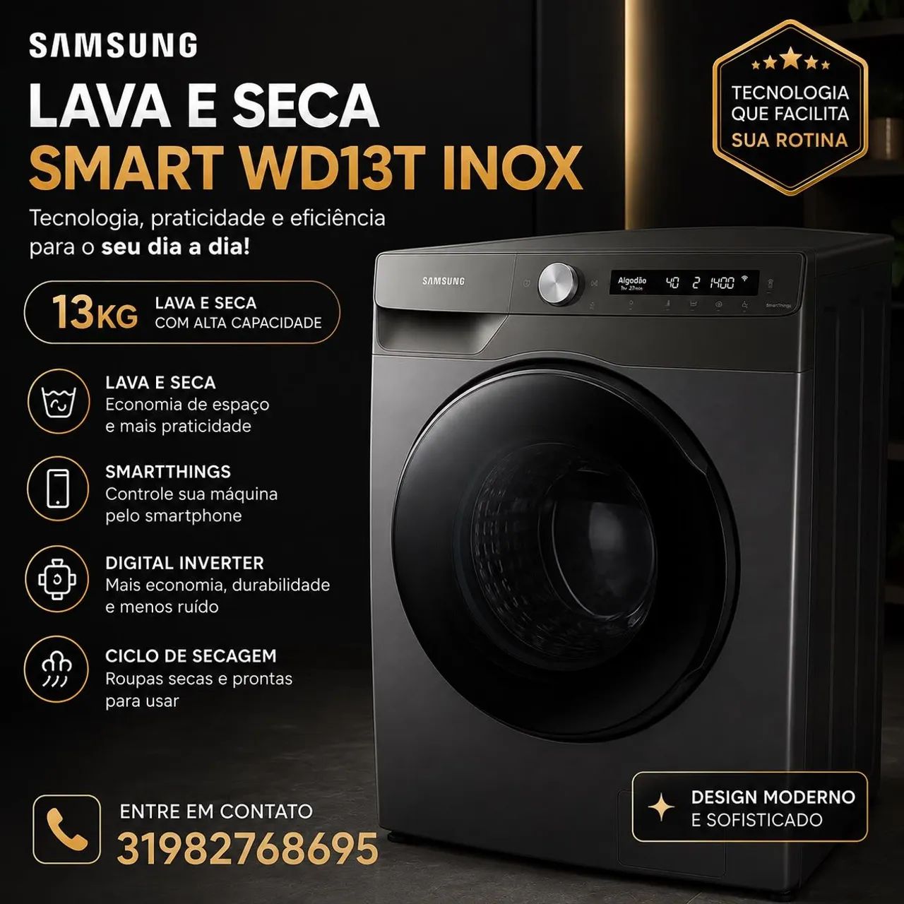 Lave e Seca Samsung 