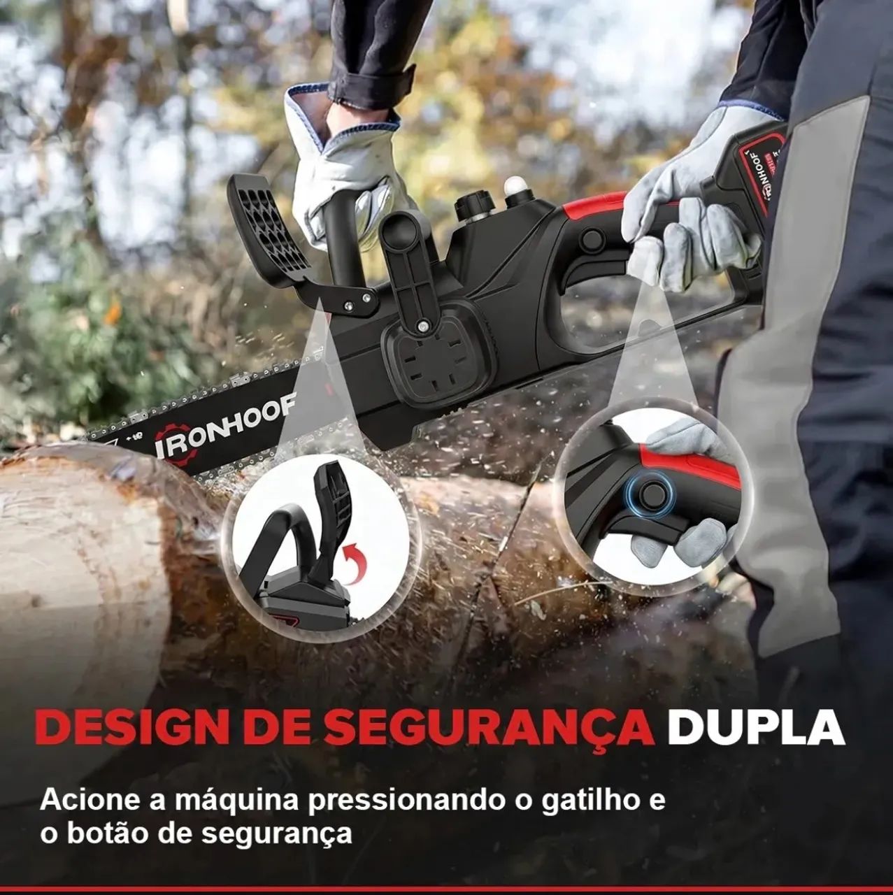  Moto Serra Elétrica 12 Polegadas - Foto 4