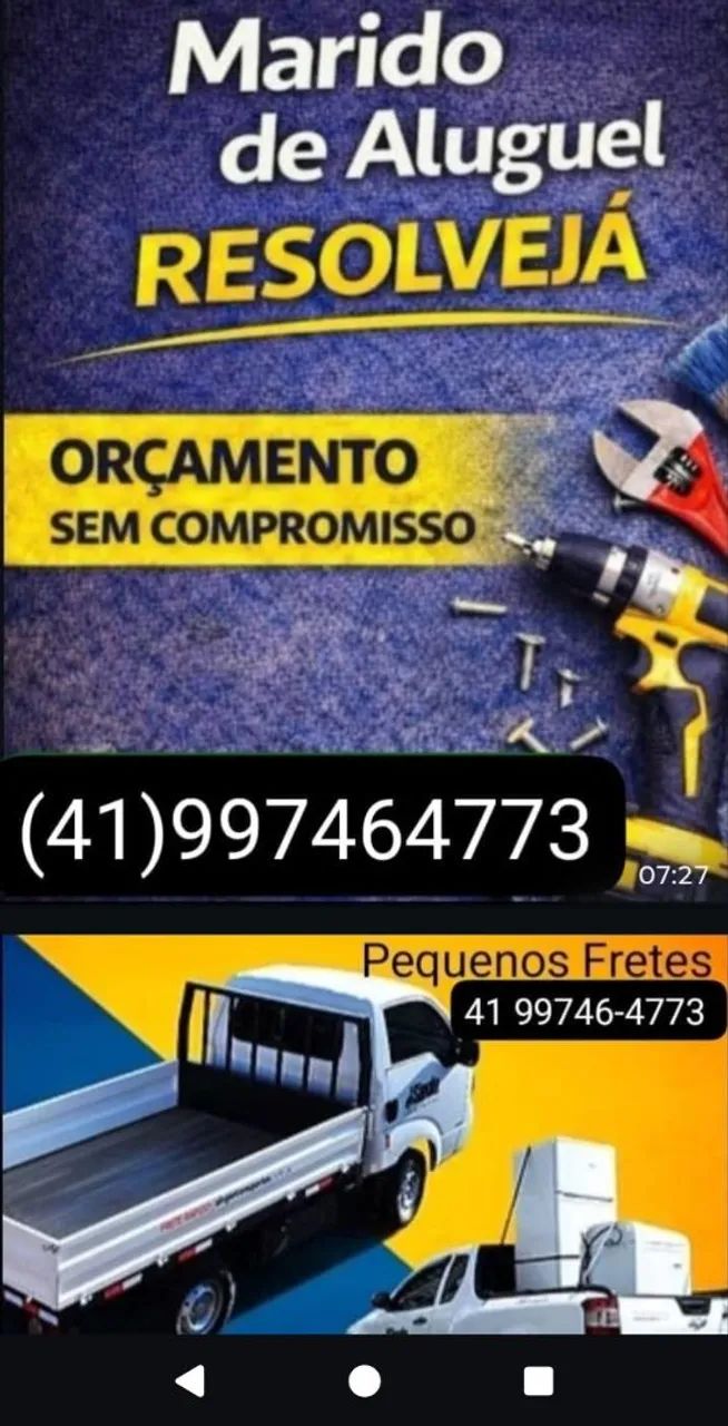 Marido de aluguel pequenos fretes