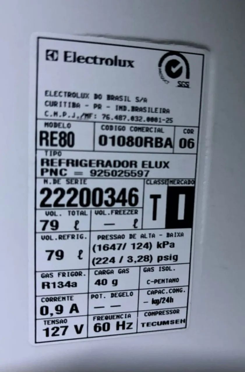 Vende-se Frigobar Eletrolux  - Foto 2