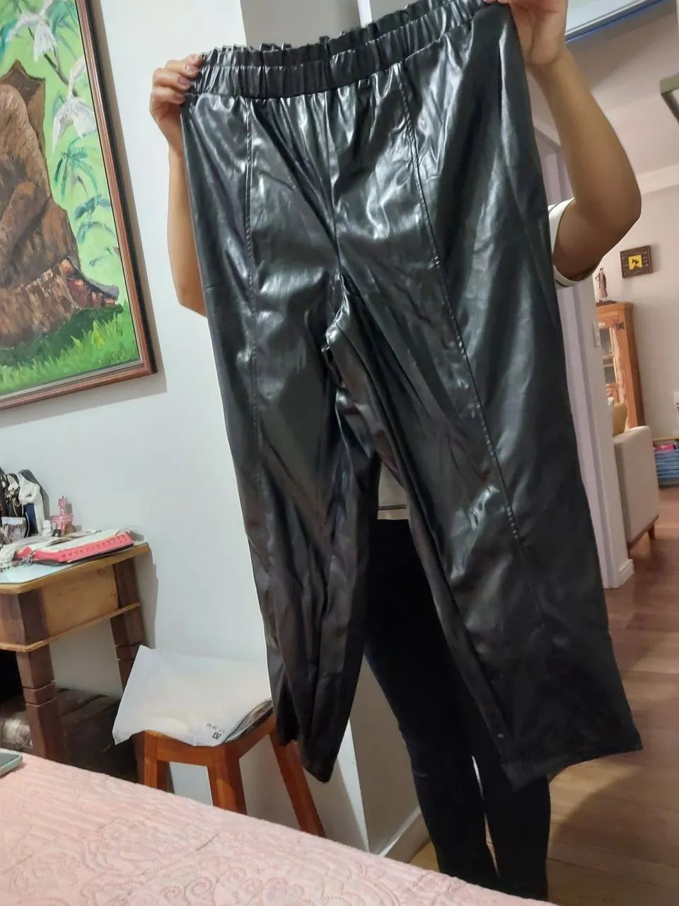 Vendo calça courino - Foto 2