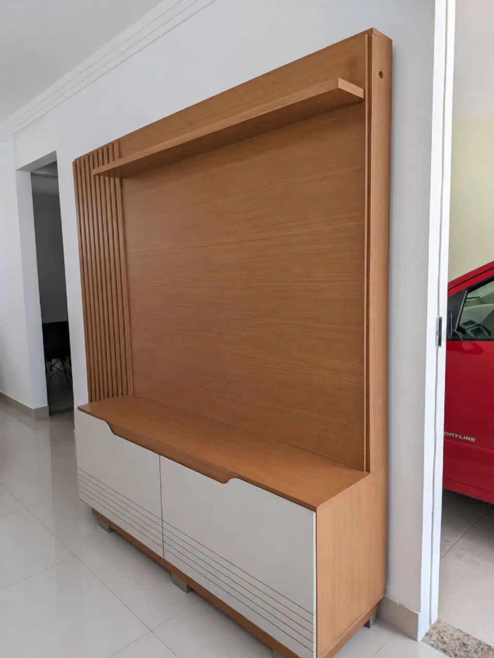 Home / Estante Santiago 200cm 2 Portas em MDP TV até 80 Polegadas - Foto 2