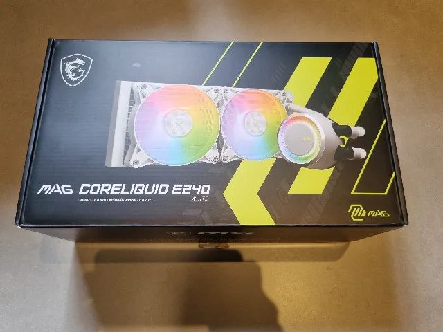 Water Cooler MSI Mag Coreliquid E240, ARGB, 240mm, AMD/Intel, Branco - Foto 2