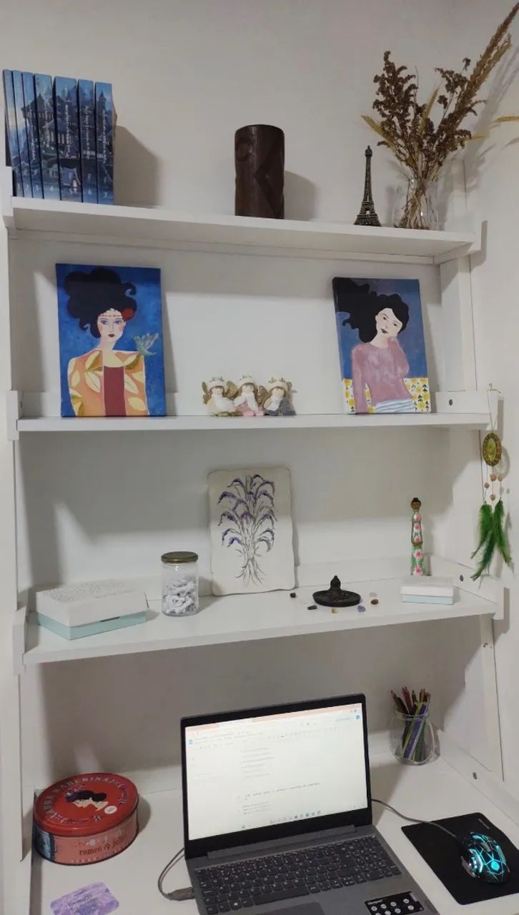 vendo escrivaninha prateleiras tok&stok