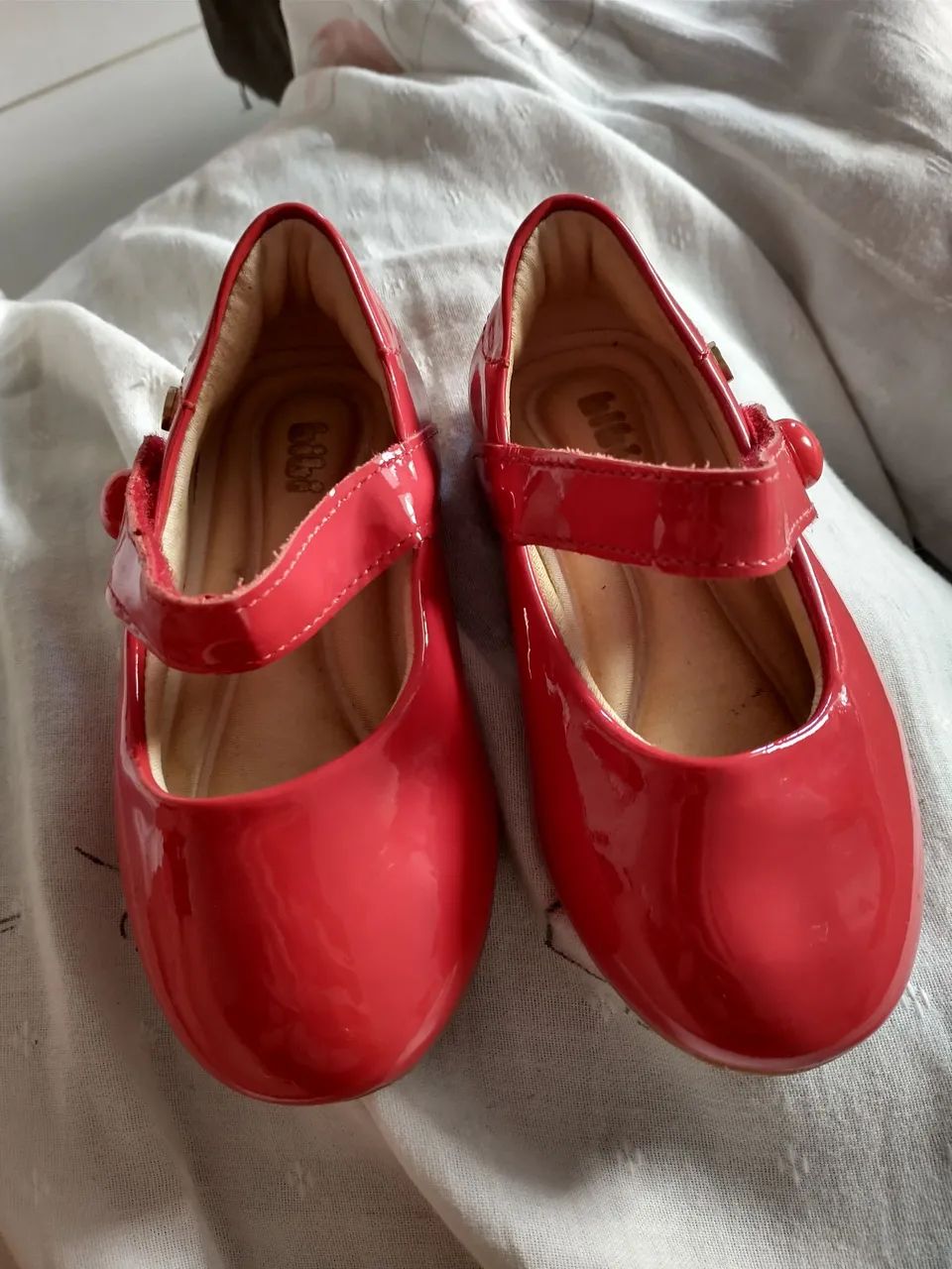 Sapato vermelho infantil Tam 20 