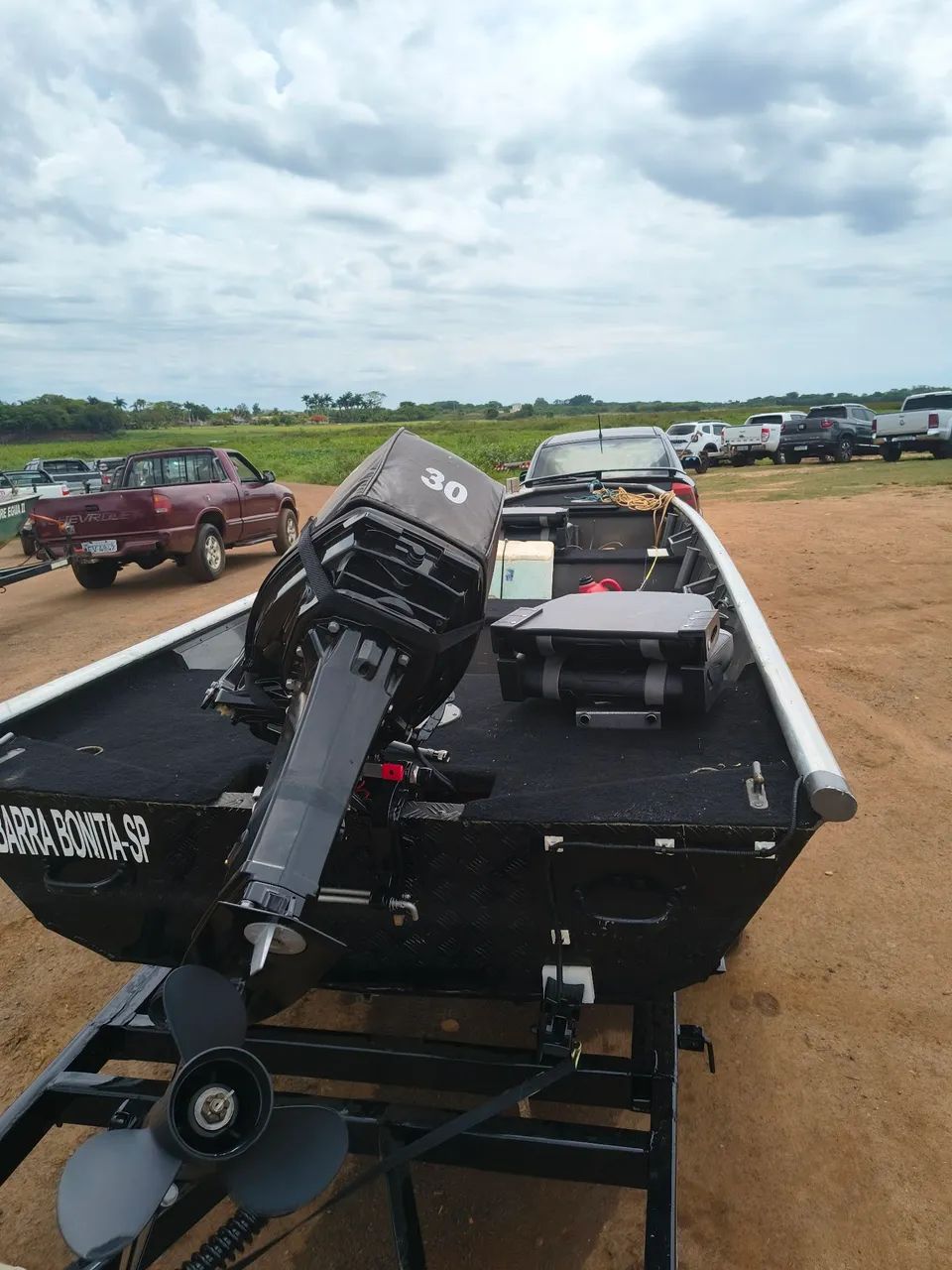 Barco de pesca de alumínio  - Foto 5