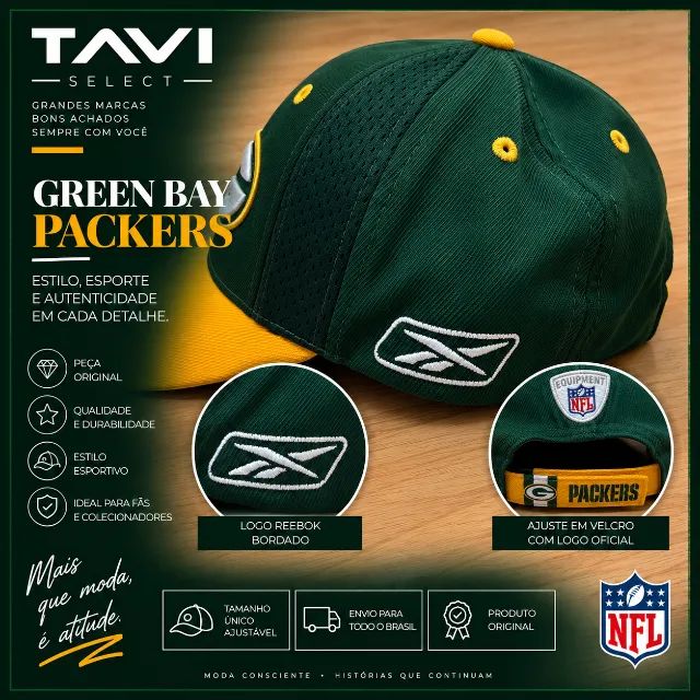 Boné Green Bay Packers NFL - Reebok - Foto 2