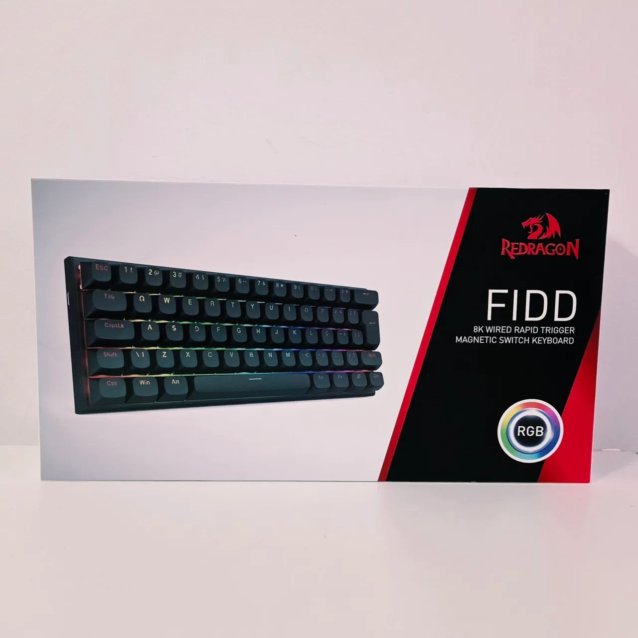 Teclado Magnético Redragon Fidd