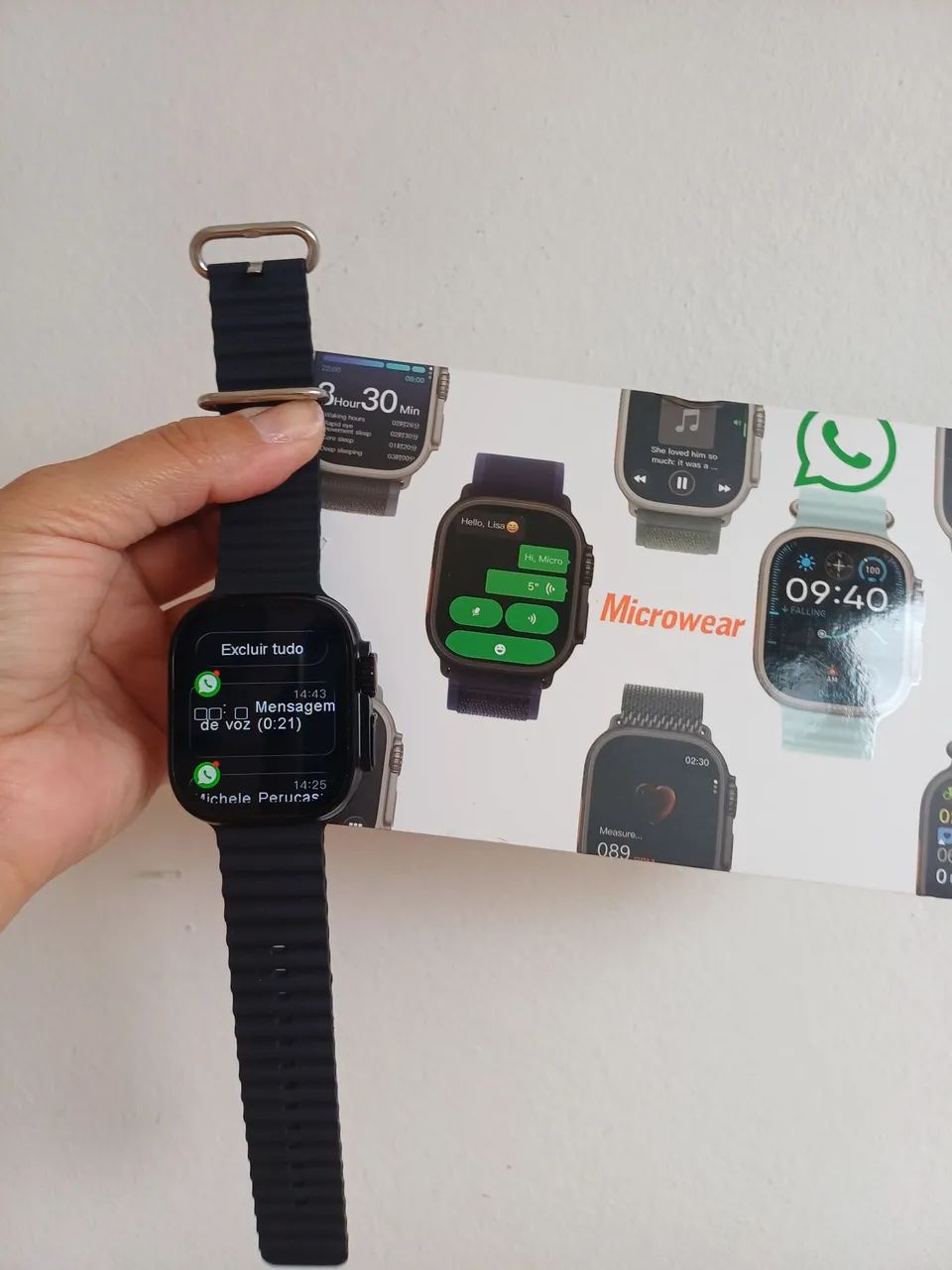Smartwatch ultra com pulseira Extra  - Foto 2