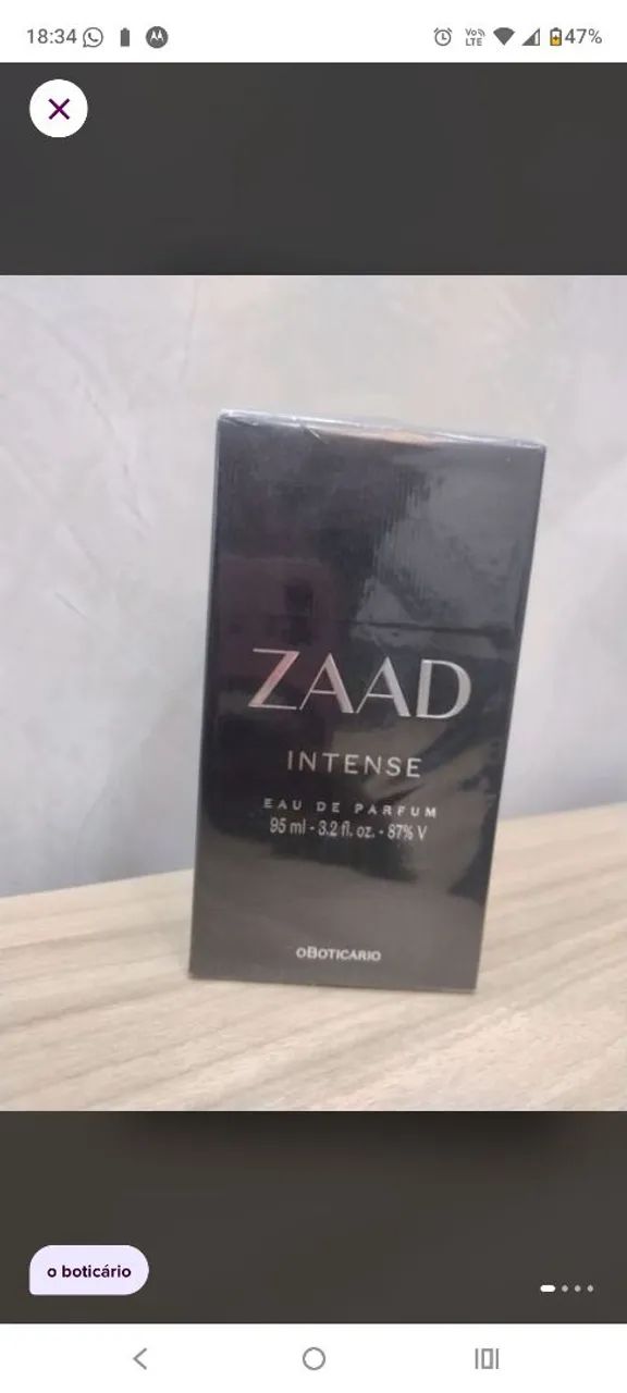 EAU DE PARFUM MASCULINO - ZAAD INTENSE  - Foto 3