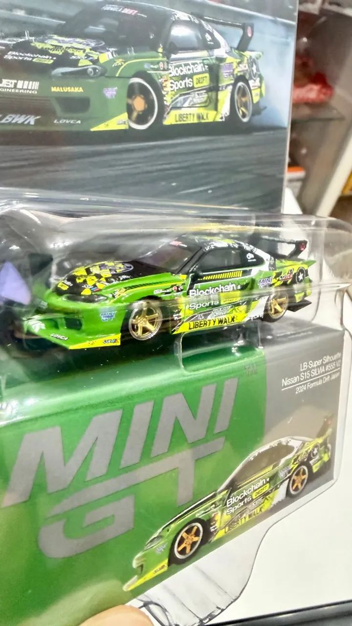 MINI GT Nissan LB-Silhouette グリーン Mini Gt Nissan Lb-silhouette Works Gt 35gt-rr Ver.1 Xlarge