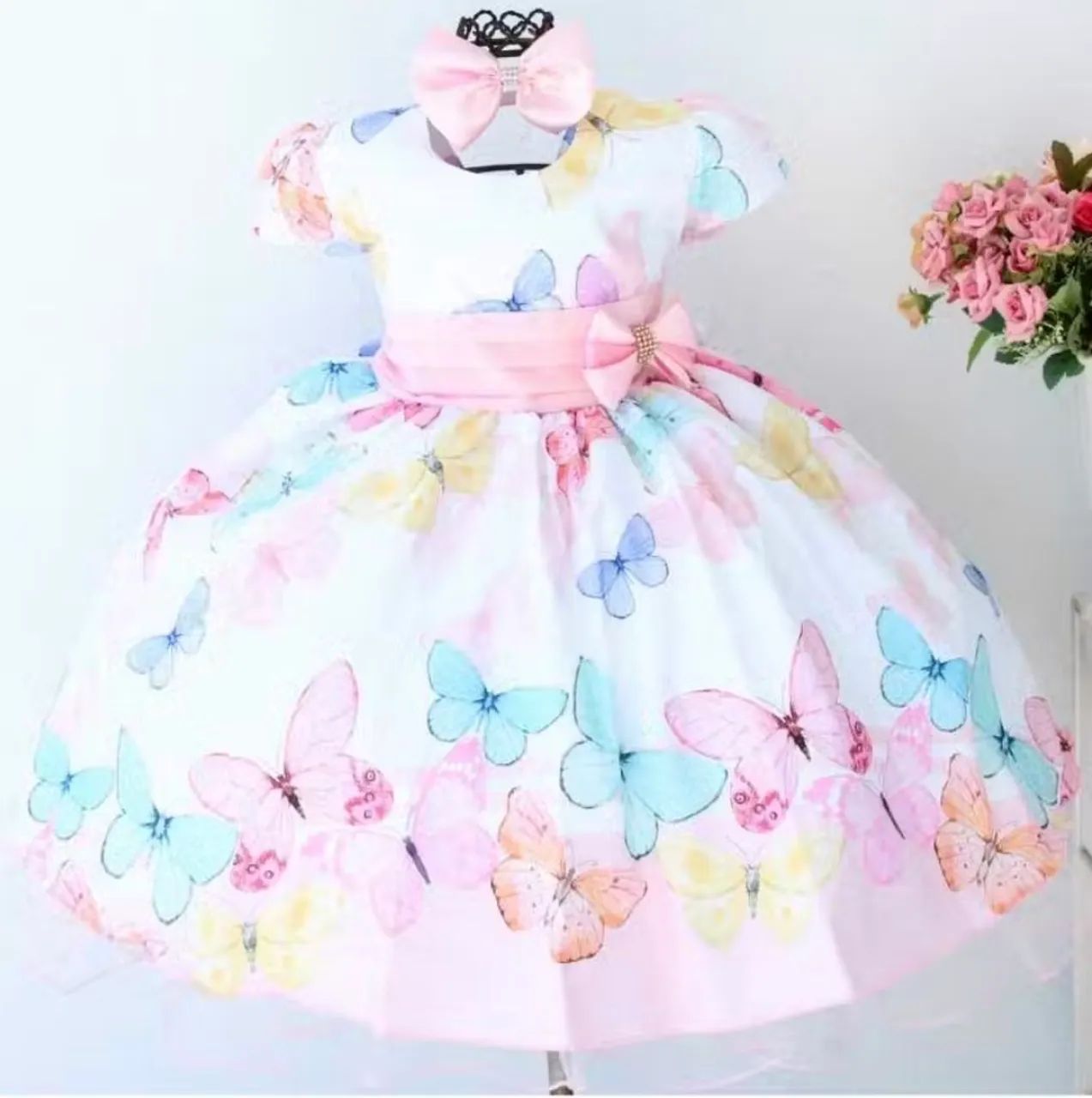 Vestido borboletas 