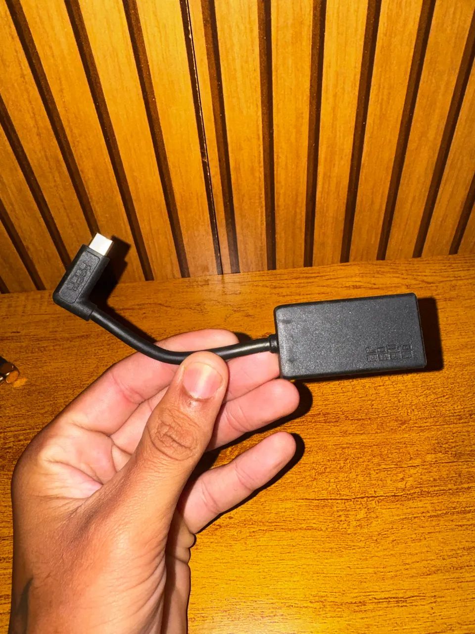 Adaptador de microfone para GoPro original com o microfone original - Foto 2