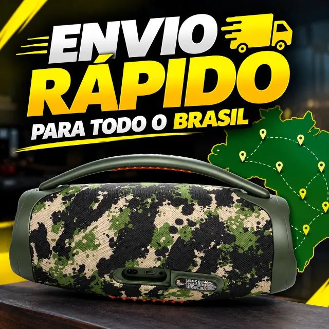 Caixa de som camuflada boombox bluetooth  - Foto 3