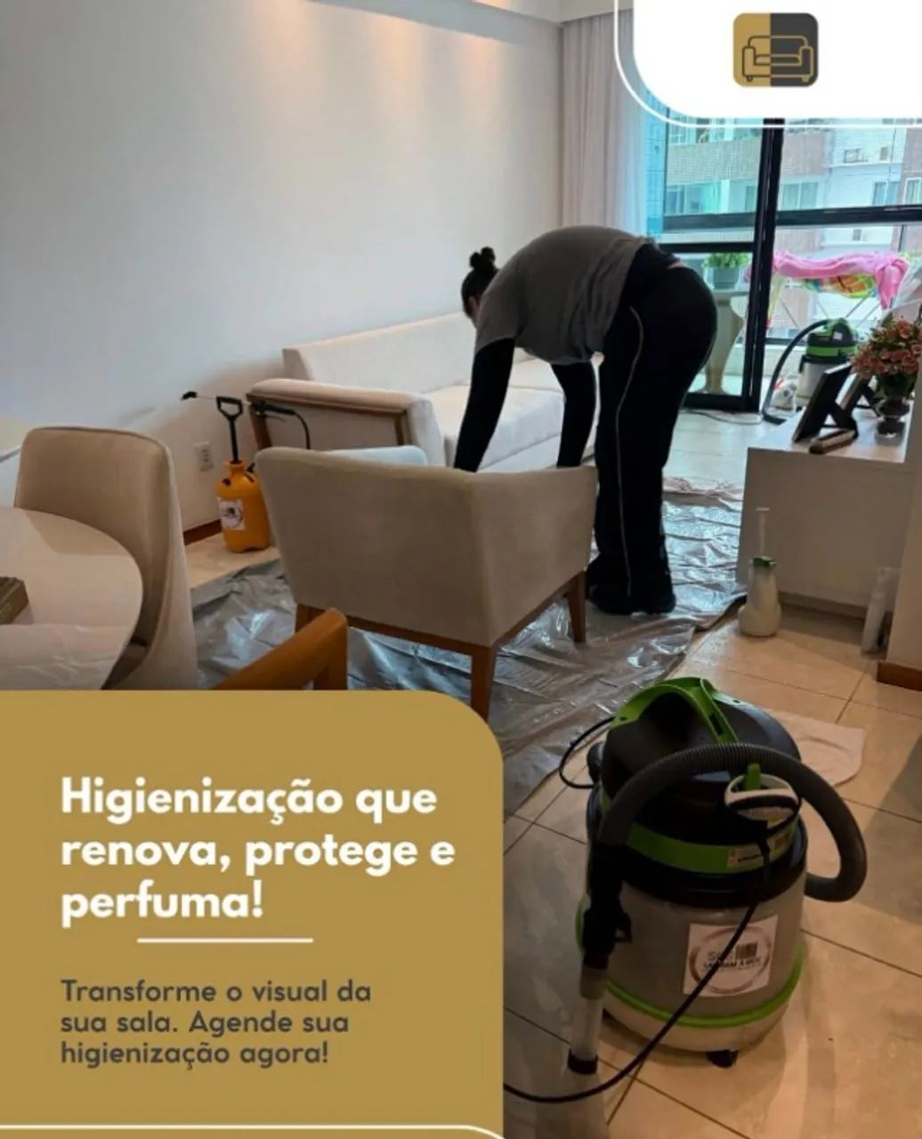 Lavagem a seco - tapete , estofados e camas .