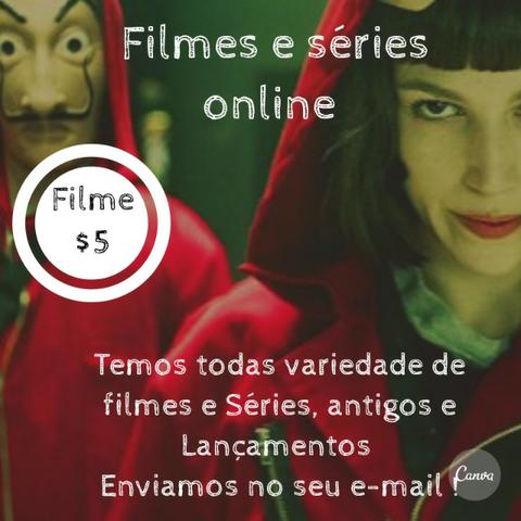 Vendo Filmes e Séries online - enviamos diretamente no seu e-mail