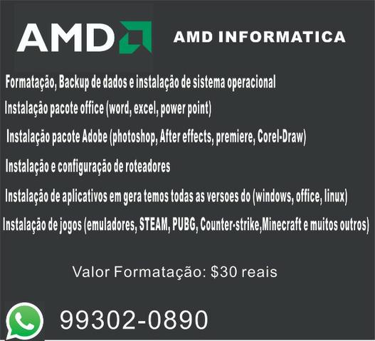 Formatação notebook/computadores