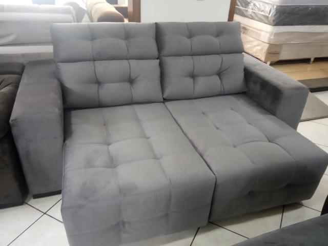 Sofá 2,10L retrátil e Reclinável D26 soft - Foto 2