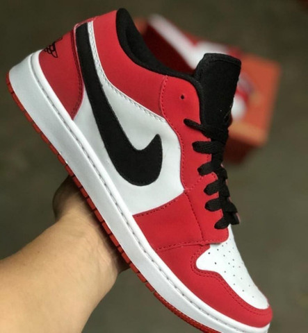 nike air jordan cano baixo