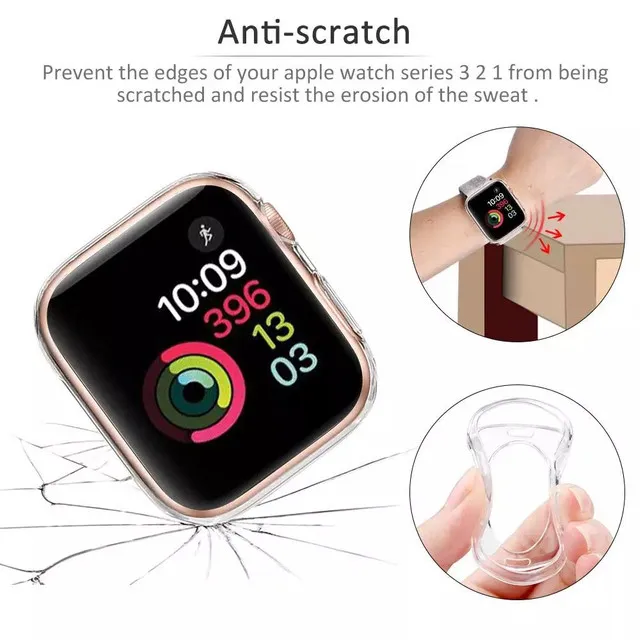 Capa Bumper Silicone Apple Watch 38mm 40mm 42mm e 44mm